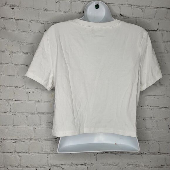 Women's Front Knot Crop Top Large - Picture 4 of 4